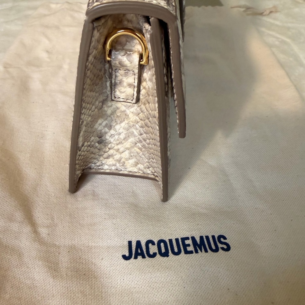 Jacquemus Le Grand Bambino Bag in Snake Embossed - Picture 6 of 16